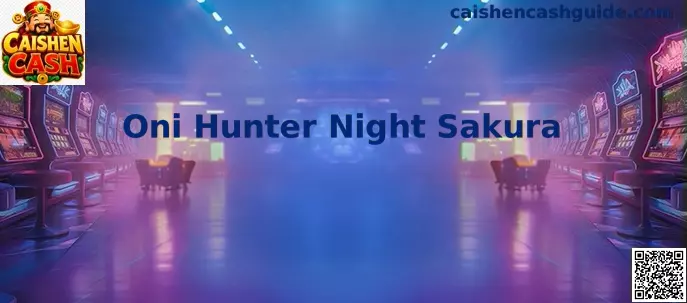 Escena central de Oni Hunter Night Sakura para usuarios en México