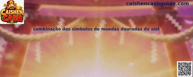 Combinación de símbolos de monedas doradas del slot