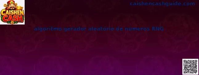 Algoritmo gerador aleatório de números RNG