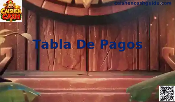 Interfaz de la Tabla De Pagos oficial de Caishen Cash para jugadores de México