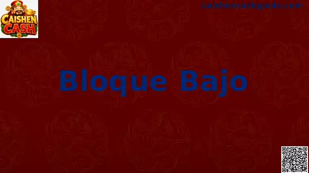 Mecánica de Bloque Bajo en Caishen Cash