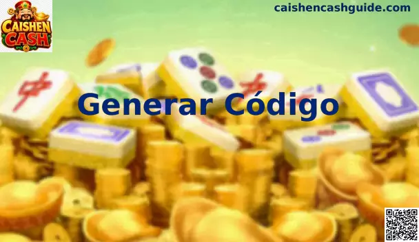 Interfaz de generación de códigos para la tragamonedas Caishen Cash en México